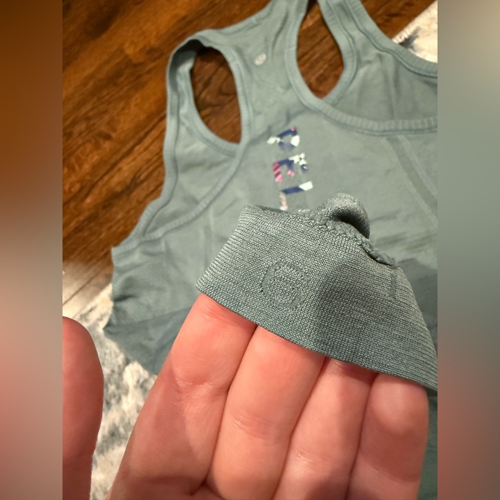 Lululemon x Peleton Swiftly Tech Racerback Tank Teal Size 6 Like new condition - Picture 2 of 7